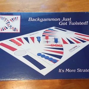 NEW Twistgammon Backgammon Strategy Game
